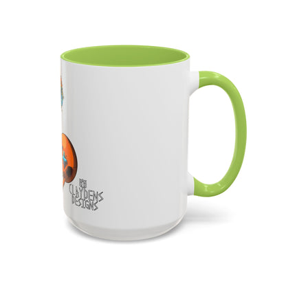 Accent Coffee Mug-Doodle Skull
