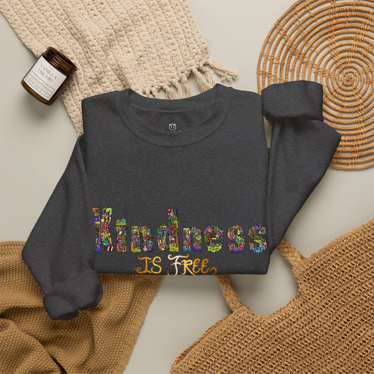 Kindness Is Free Unisex Heavy Blend™ Crewneck Sweatshirt