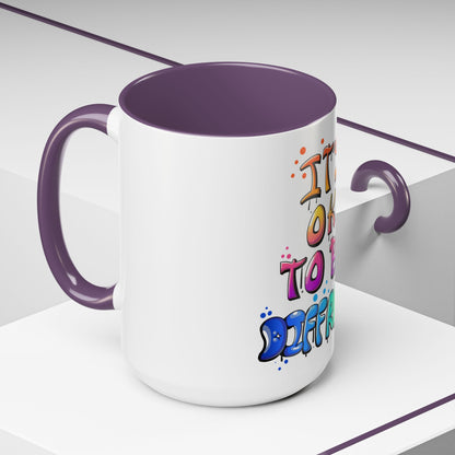 Accent Coffee Mug-Doodle It's OK