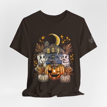 Halloween Pumpkin Unisex Jersey Short Sleeve Tee