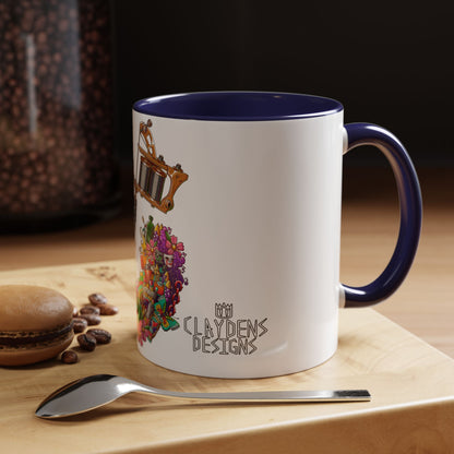 Accent Coffee Mug-Doodle Tattoo