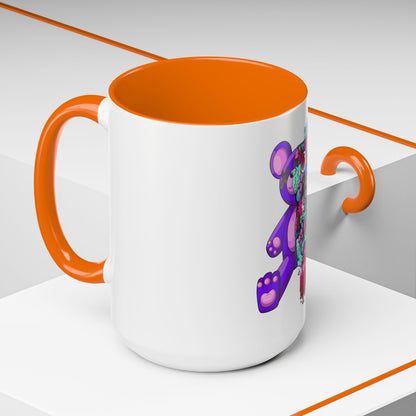 Accent Coffee Mug-Doodle Teddy