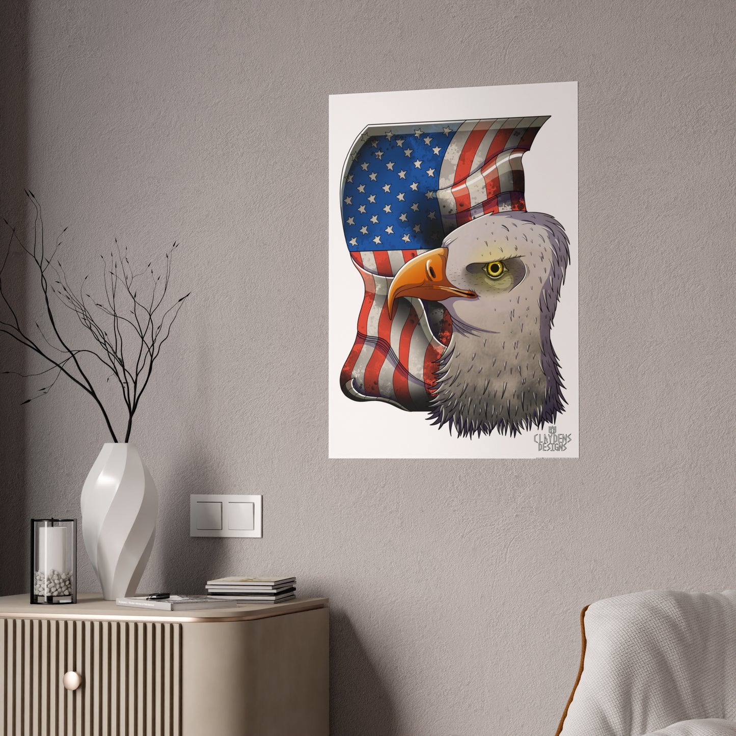 American Eagle Gloss Poster