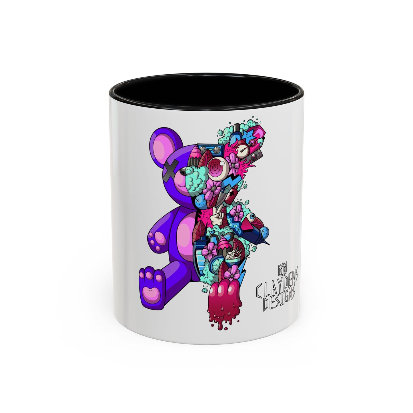 Accent Coffee Mug-Doodle Teddy