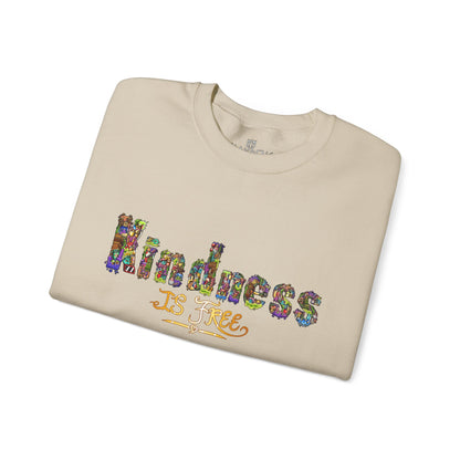 Kindness Is Free Unisex Heavy Blend™ Crewneck Sweatshirt