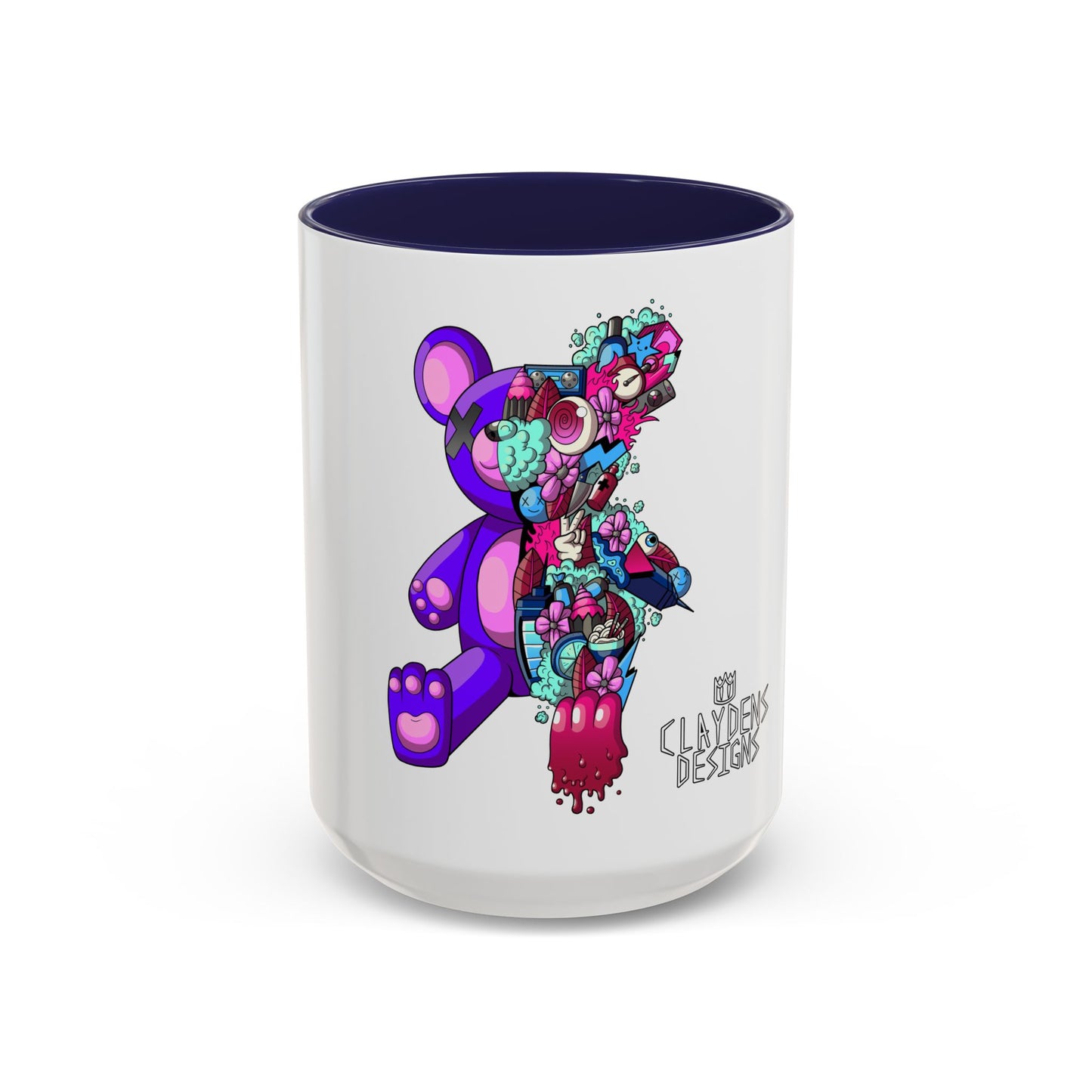 Accent Coffee Mug-Doodle Teddy
