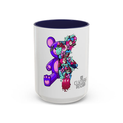 Accent Coffee Mug-Doodle Teddy