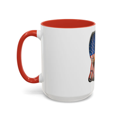 Accent Coffee Mug-American Flag