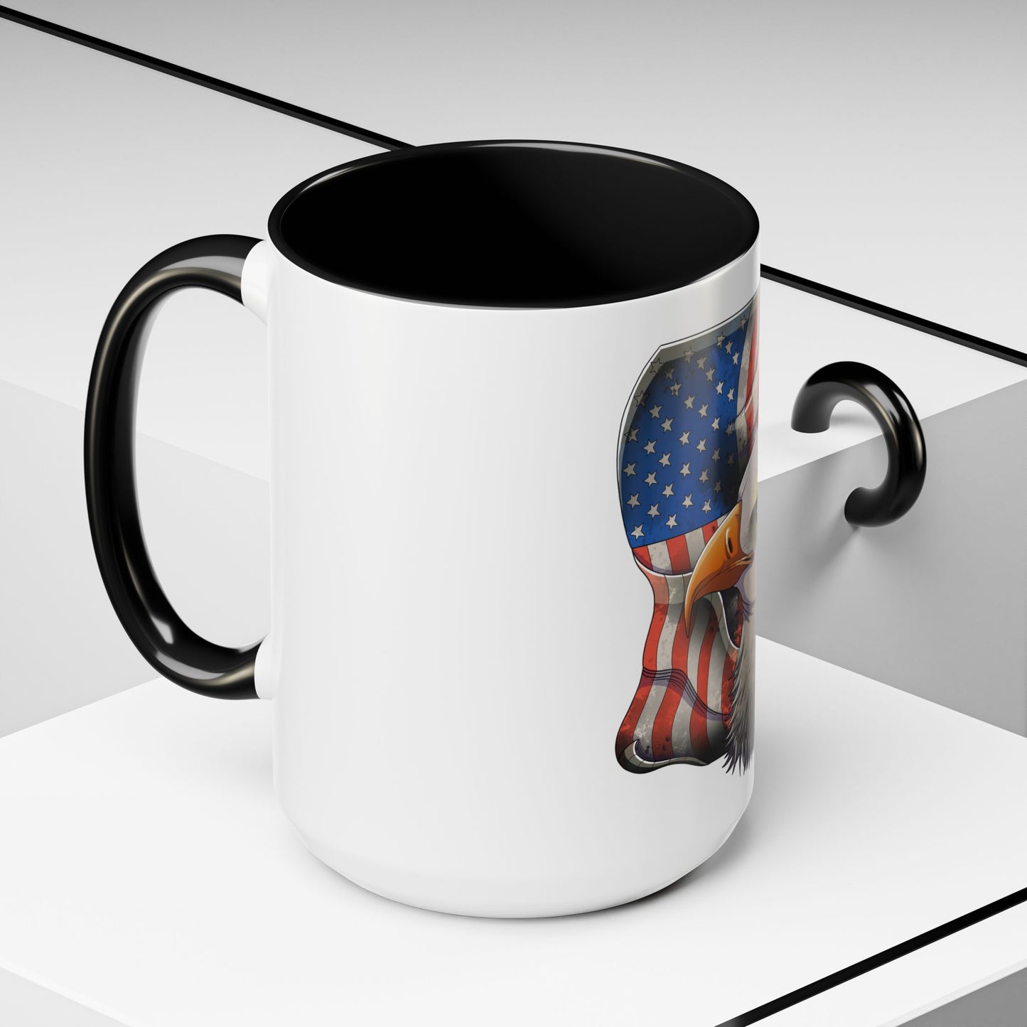 Accent Coffee Mug-American Flag