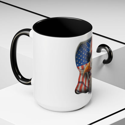 Accent Coffee Mug-American Flag