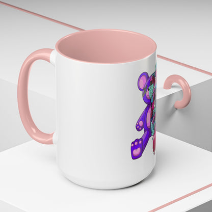 Accent Coffee Mug-Doodle Teddy