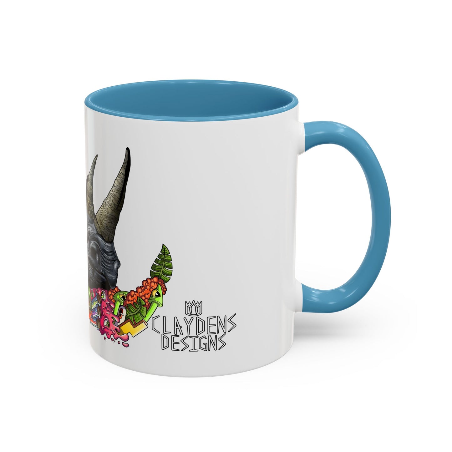 Accent Coffee Mug-Doodle Rhino