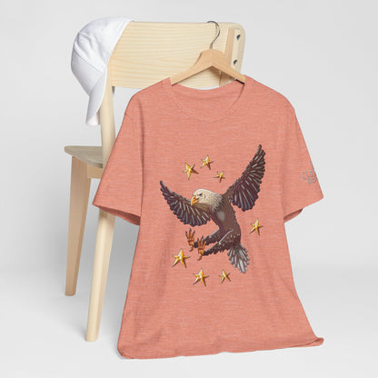 Unisex Jersey Short Sleeve Tee- Eagle