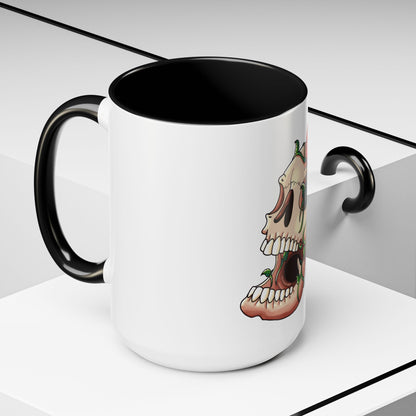 Accent Coffee Mug-Skull design