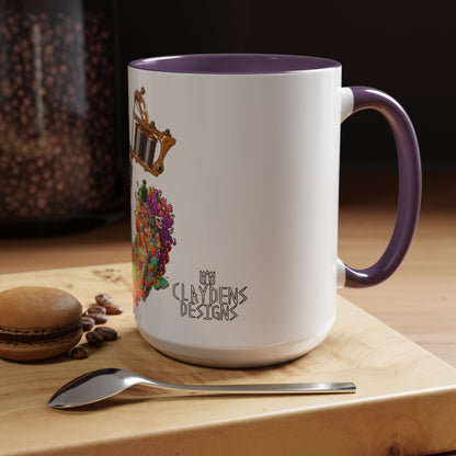 Accent Coffee Mug-Doodle Tattoo