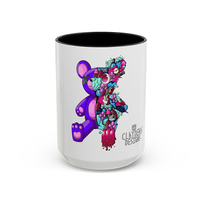 Accent Coffee Mug-Doodle Teddy