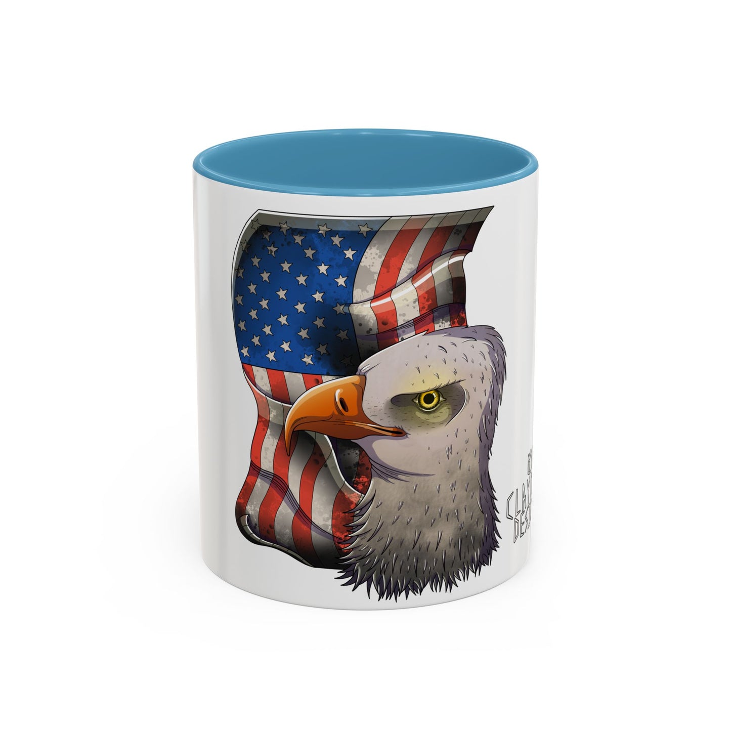 Accent Coffee Mug-American Flag