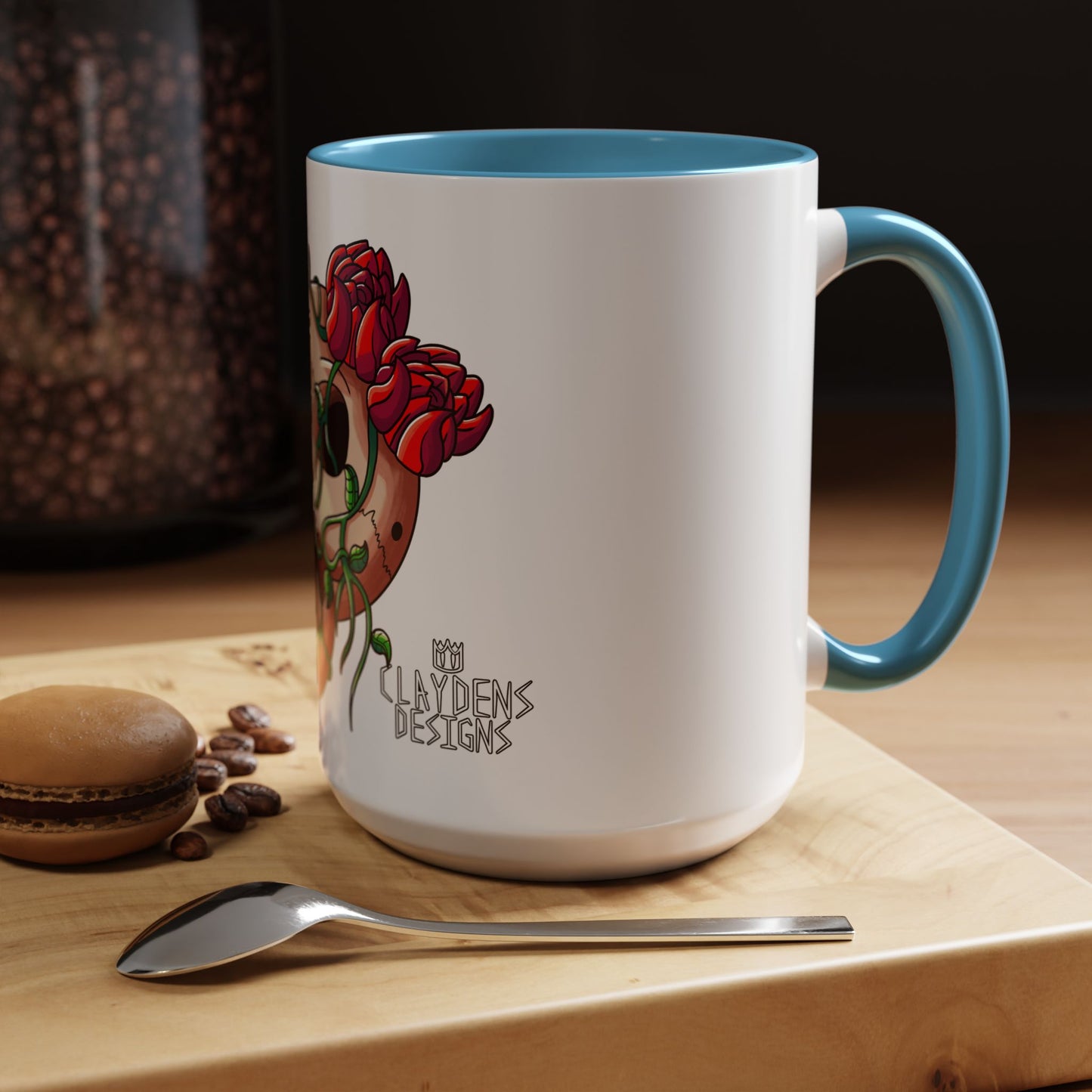 Accent Coffee Mug-Skull design