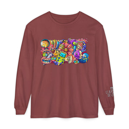Unisex Garment-dyed Long Sleeve T-Shirt