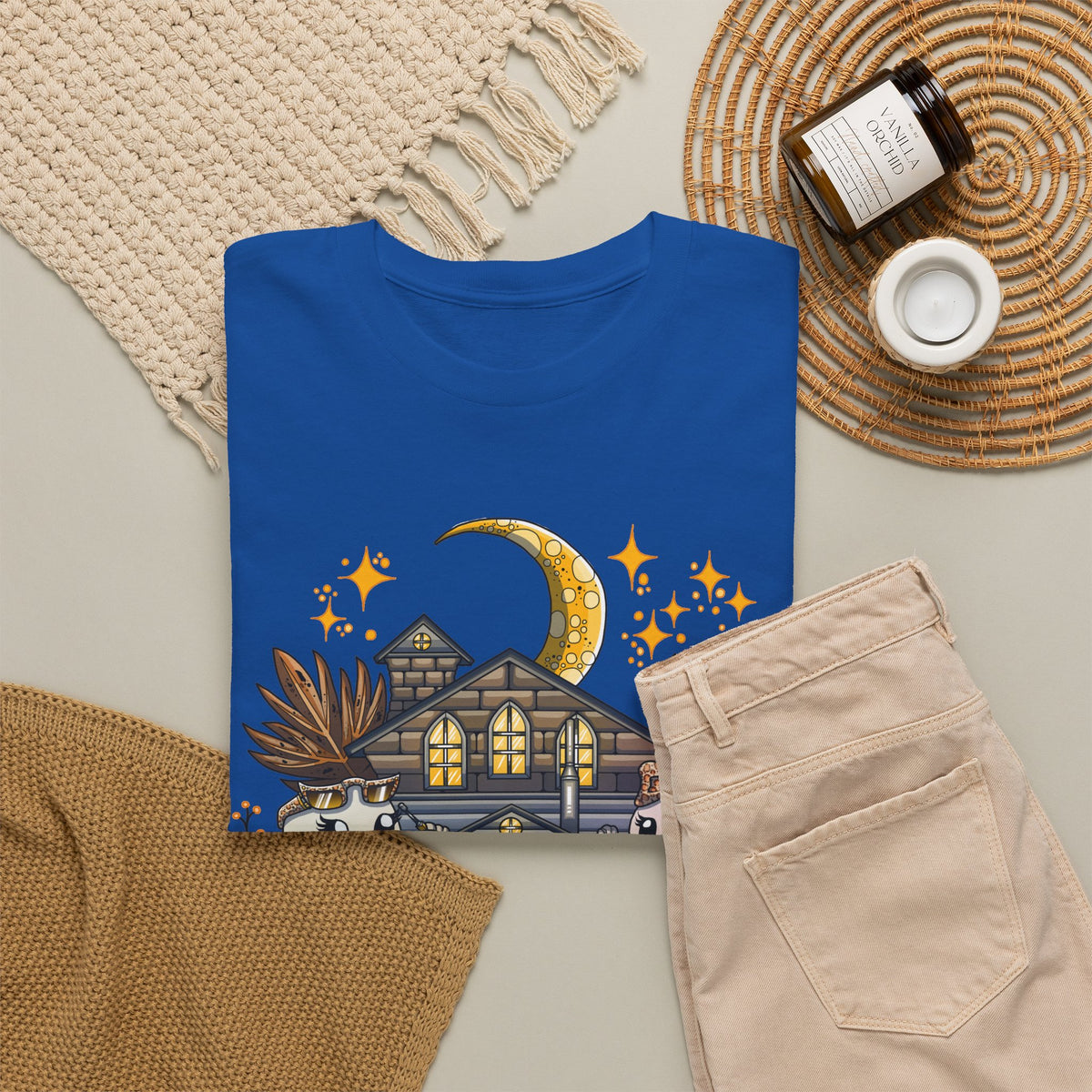 Adult Halloween Pumpkin Unisex Heavy Cotton Tee
