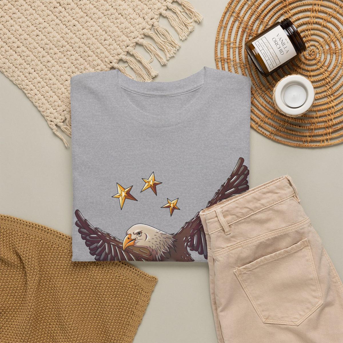 Adult Eagle Unisex Heavy Cotton Tee