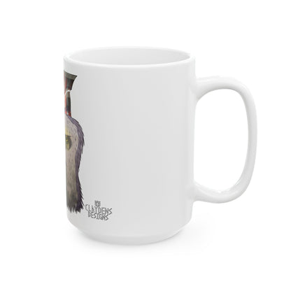 Ceramic Mug, (15oz)