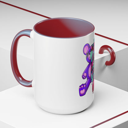 Accent Coffee Mug-Doodle Teddy