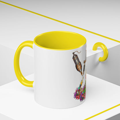 Accent Coffee Mug-Doodle Tattoo