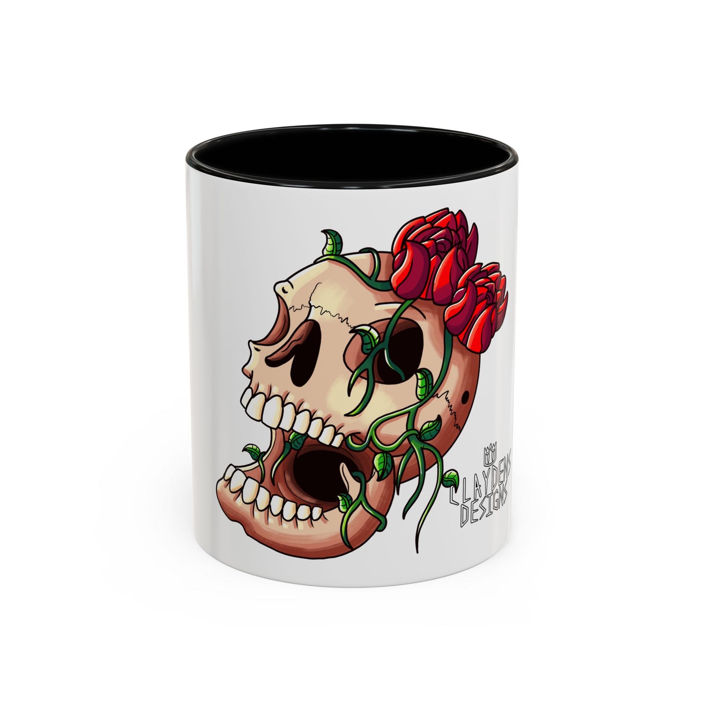 Accent Coffee Mug-Skull design