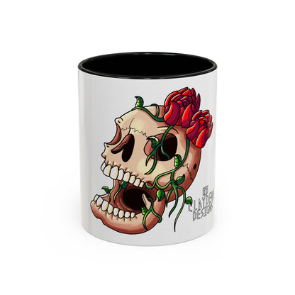 Accent Coffee Mug-Skull design