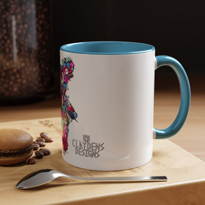 Accent Coffee Mug-Doodle Teddy