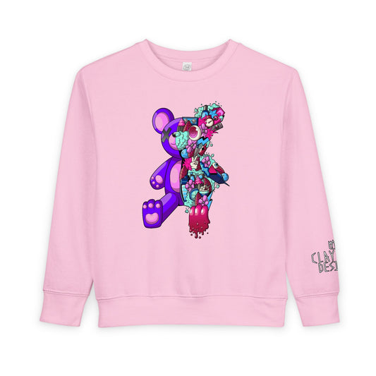 Toddler Sweatshirt-Doodle Teddy