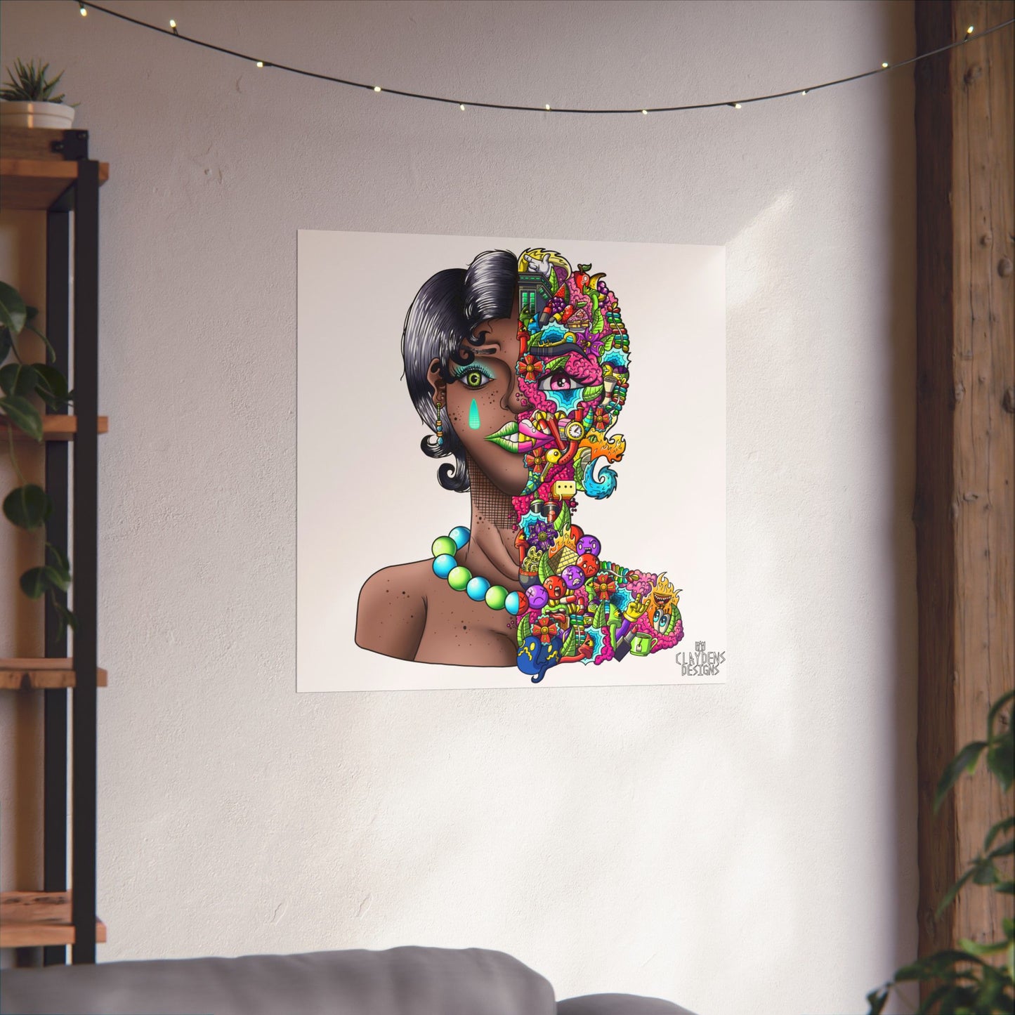 Doodle Girl Poster