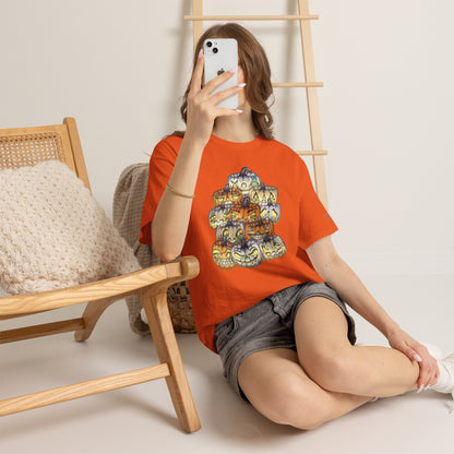Halloween Pumpkin Unisex Heavy Cotton Tee