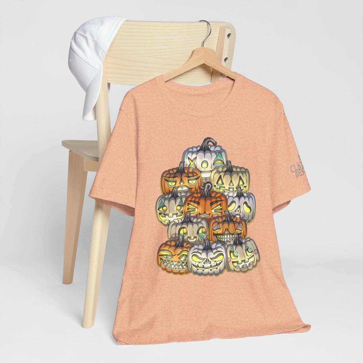 Halloween Pumpkin Unisex Jersey Short Sleeve Tee