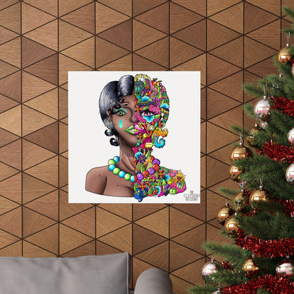 Doodle Girl Poster