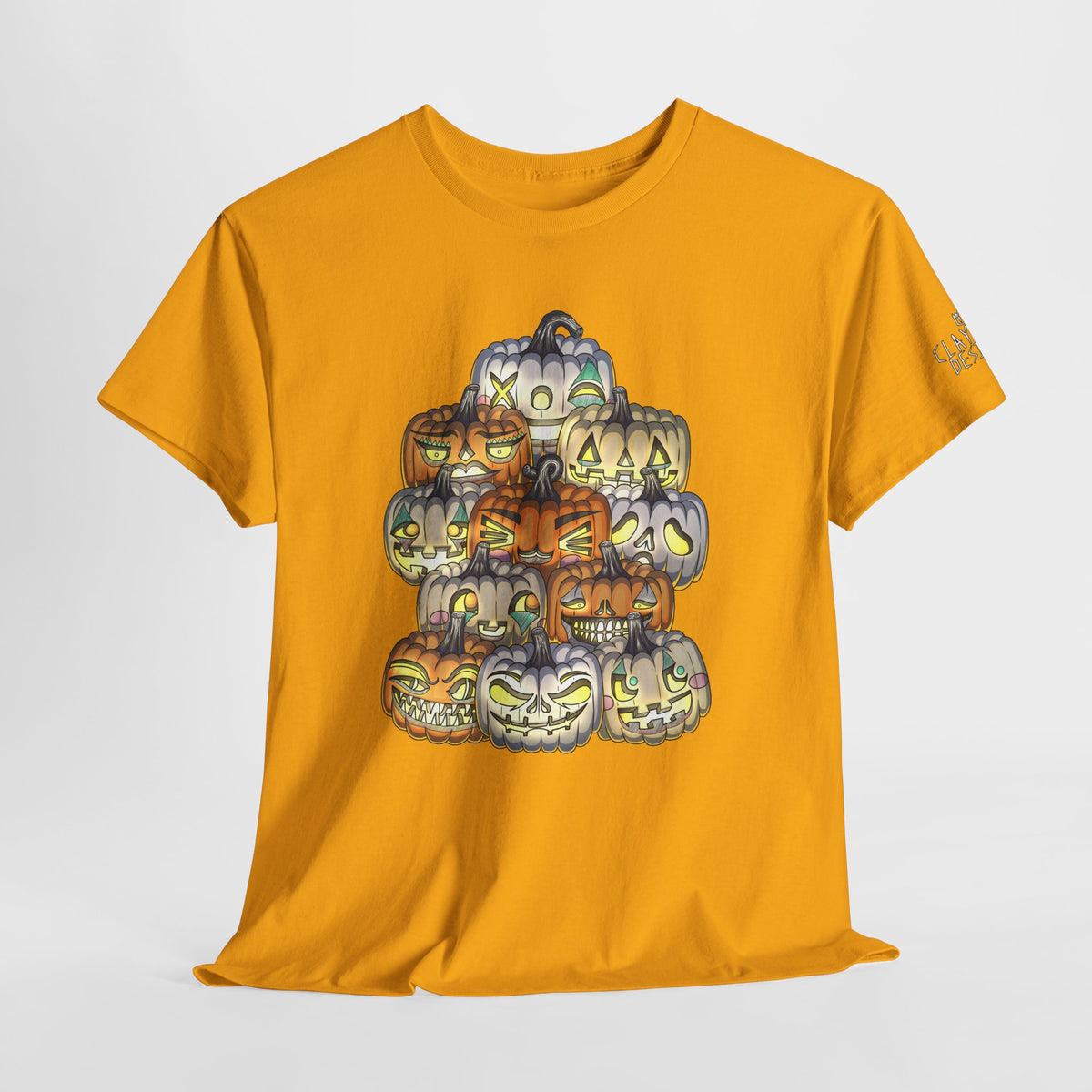 Halloween Pumpkin Unisex Heavy Cotton Tee