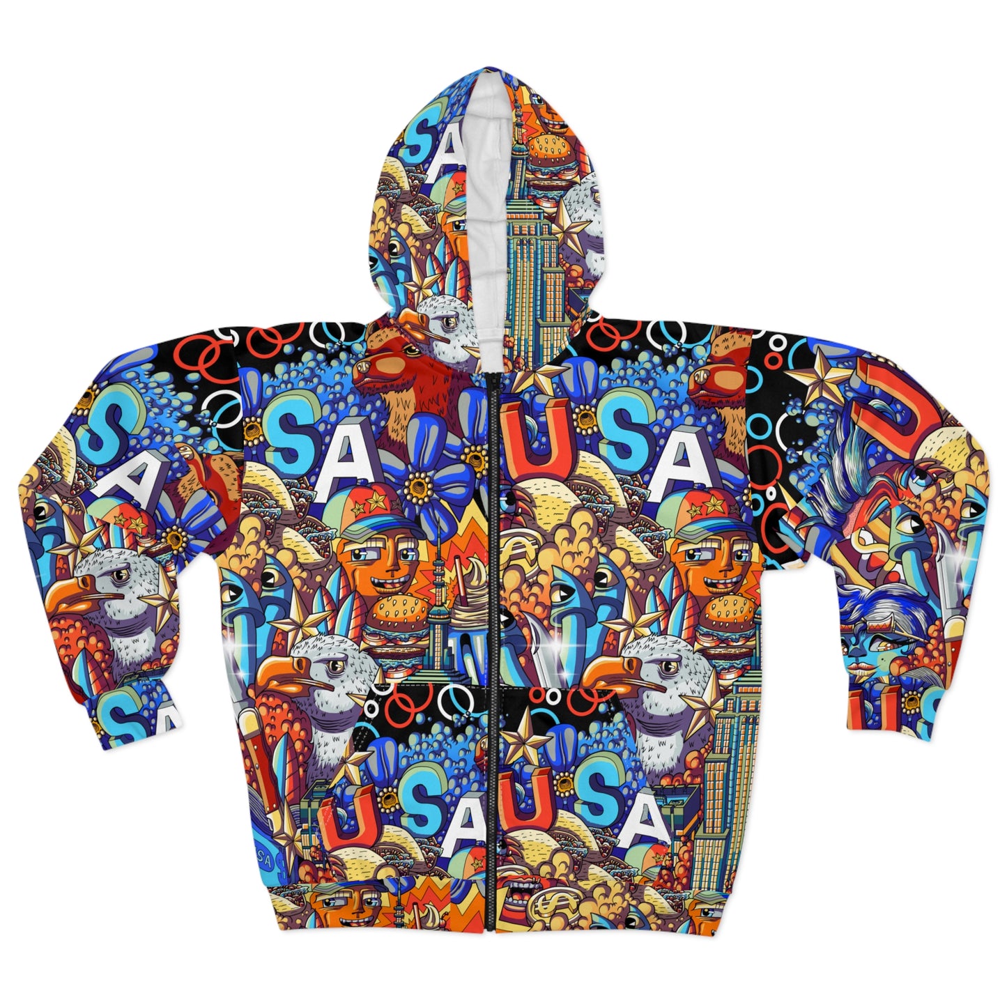 Unisex Zip Hoodie USA