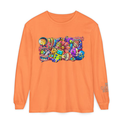 Unisex Garment-dyed Long Sleeve T-Shirt