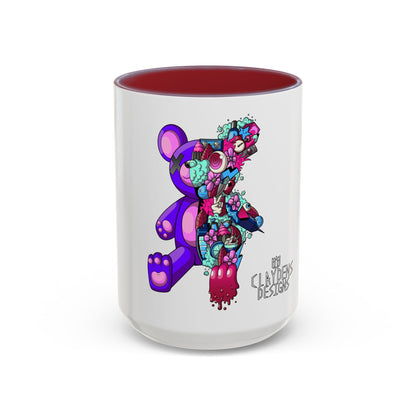 Accent Coffee Mug-Doodle Teddy
