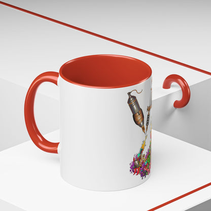 Accent Coffee Mug-Doodle Tattoo
