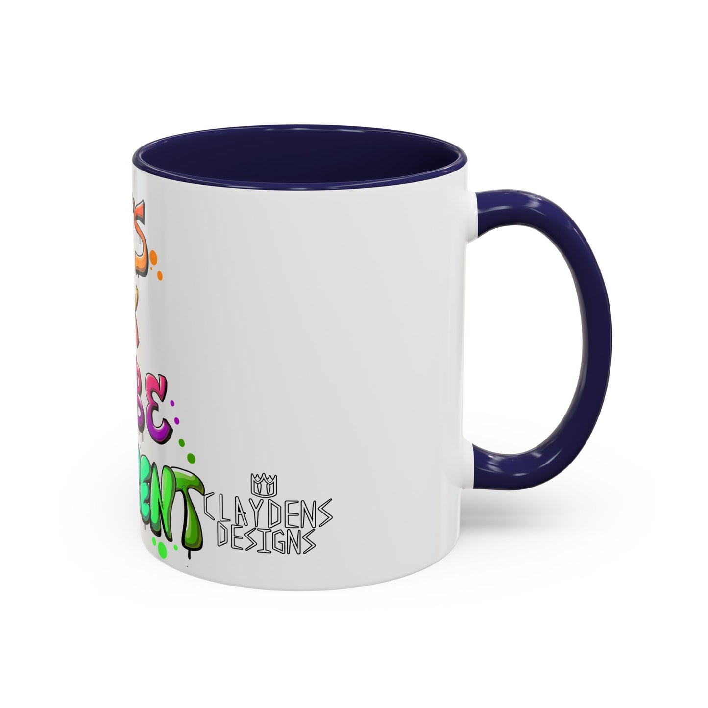 Accent Coffee Mug-Doodle It's OK