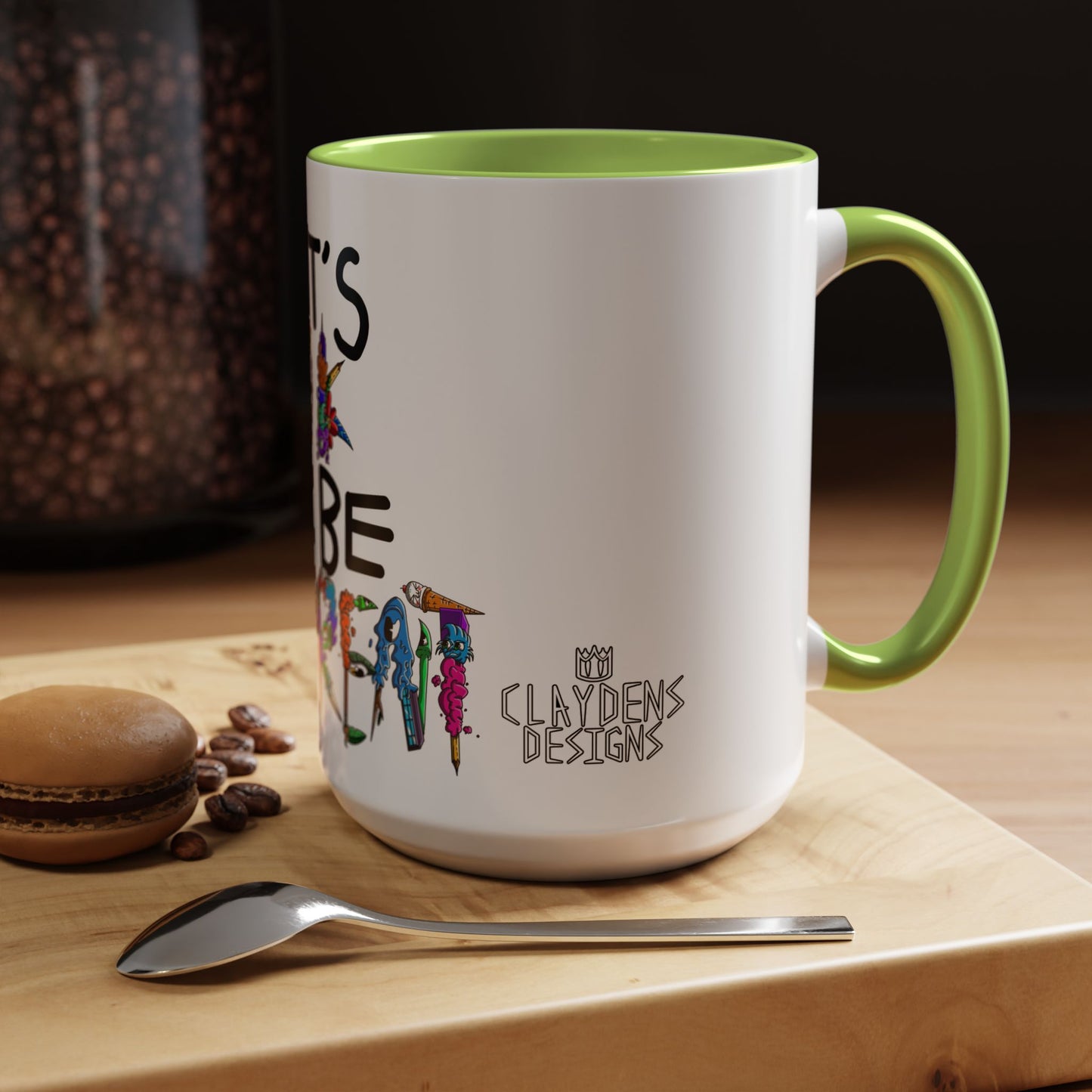 Accent Coffee Mug-Doodle It's OK to be Different