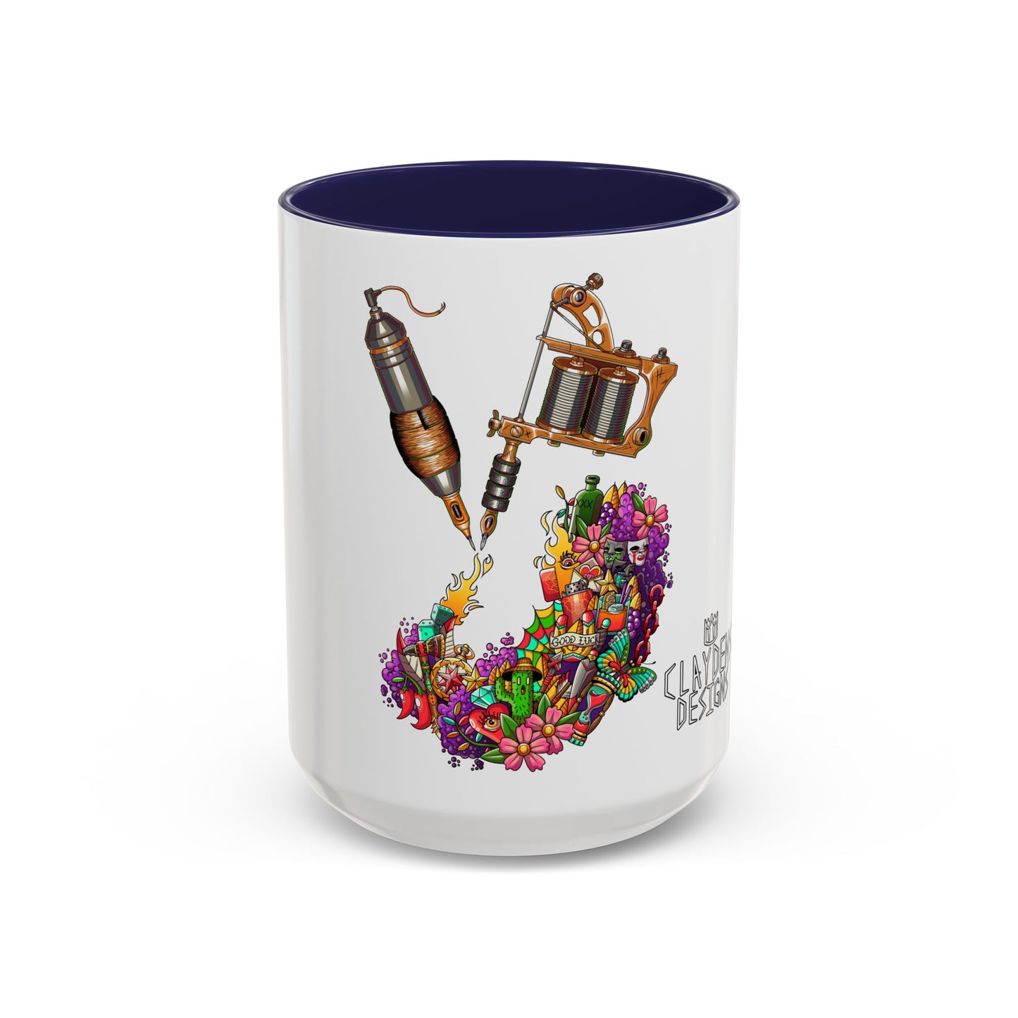 Accent Coffee Mug-Doodle Tattoo