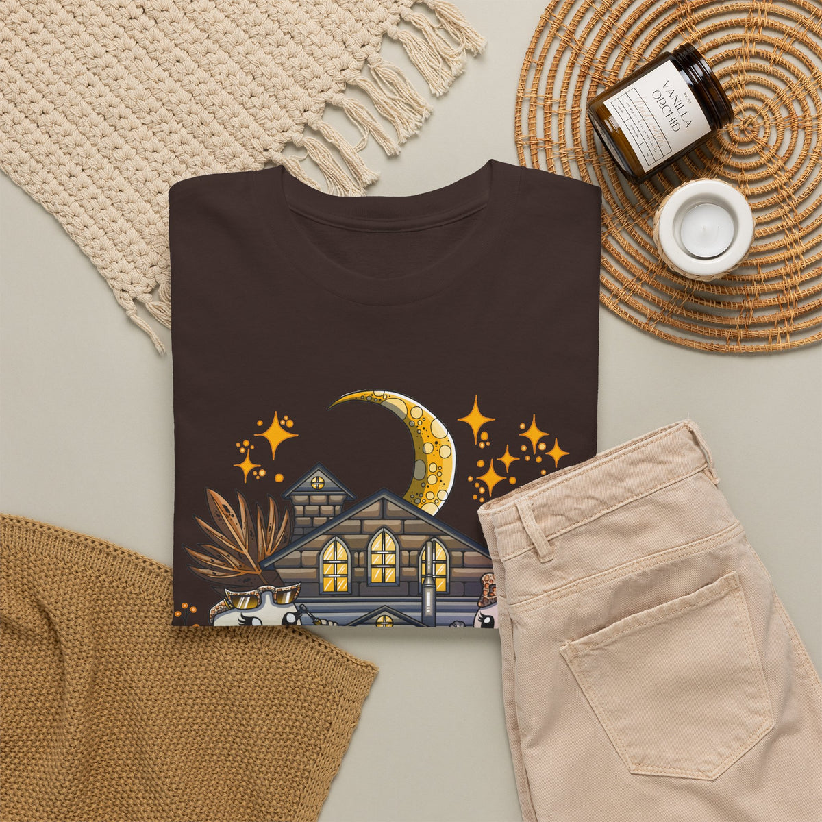 Adult Halloween Pumpkin Unisex Heavy Cotton Tee