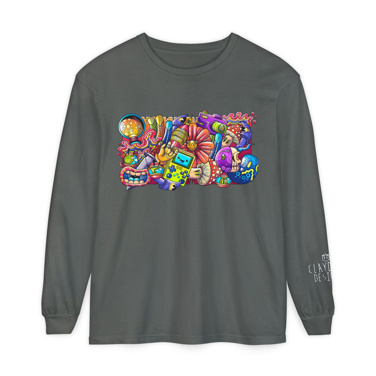 Unisex Garment-dyed Long Sleeve T-Shirt