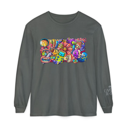 Unisex Garment-dyed Long Sleeve T-Shirt