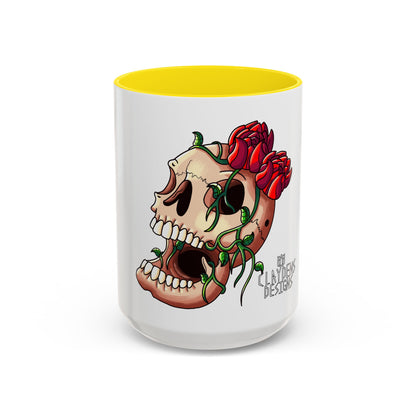 Accent Coffee Mug-Skull design