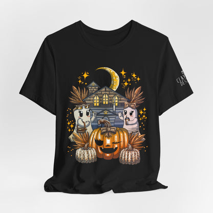 Halloween Pumpkin Unisex Jersey Short Sleeve Tee