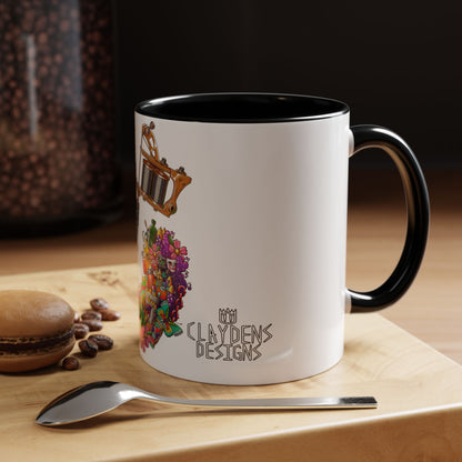 Accent Coffee Mug-Doodle Tattoo